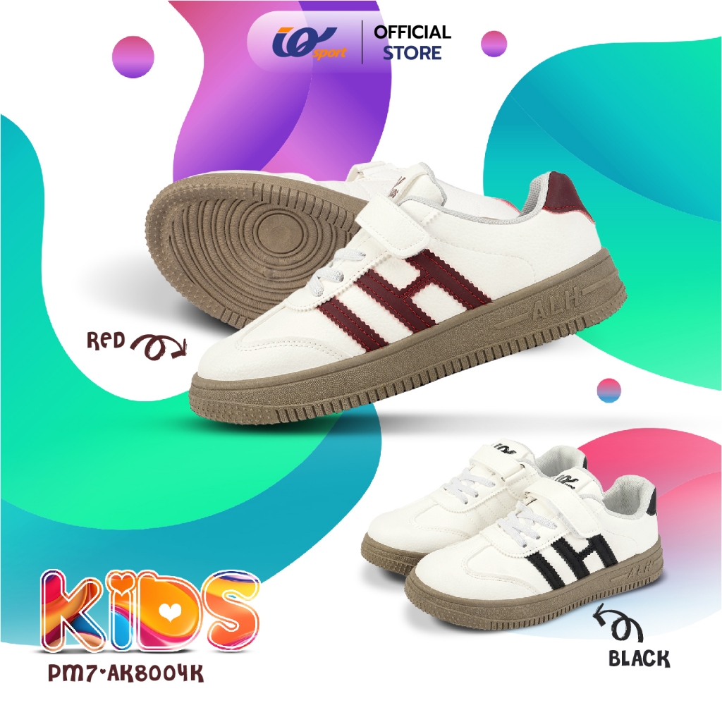 IQ KIDS รองเท้าผ้าใบเด็ก (Lifestyle) รหัสPQ7-AR8004K