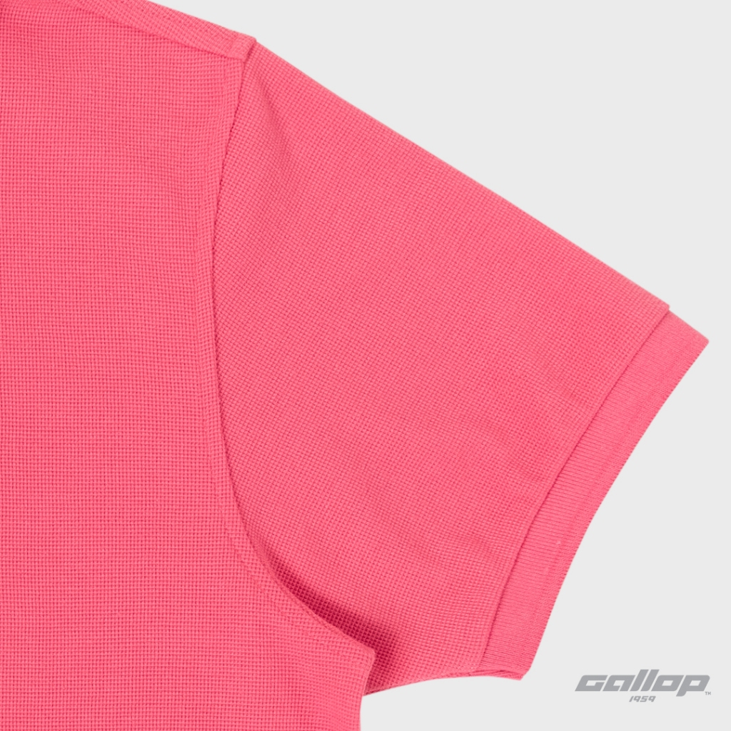 GALLOP : WRINKLE FREE WAFFLE POLO เสื้อโปโลผ้าวาฟเฟิลผู้ชาย รุ่น GP9062 Set CELLAR Color / ราคาปกติ 1290.-