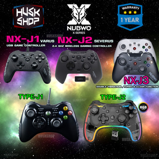 Joy Nubwo จอยเกมส์ NX-J1 , NX-J2 , NX-J3 Wireless Bluetooth Joystick Controller จอย สำหรับ PC,Notebook,PS3 ประกัน 1 ปี