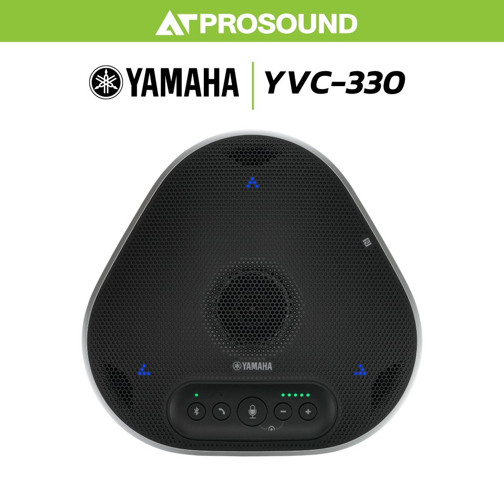 YAMAHA YVC-330 ไมค์ประชุมแบบพกพา มีบลูทูธ และลำโพงในตัว มีการรับเสียงแบบ unidirectional AT Prosound