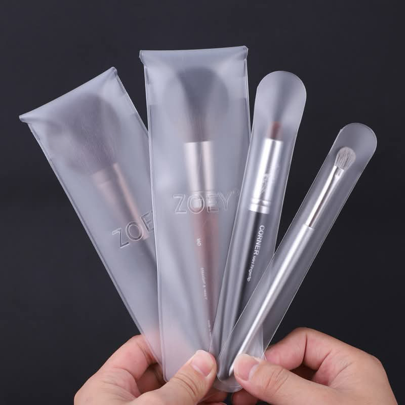 Makeupbrush ร้านไทย แท้ พร้อมส่ง ซองใส่แปรงแต่งหน้า อุปกรณ์ กระเป๋าใส่แปรงแต่งหน้า พลาสติก ซอง U045