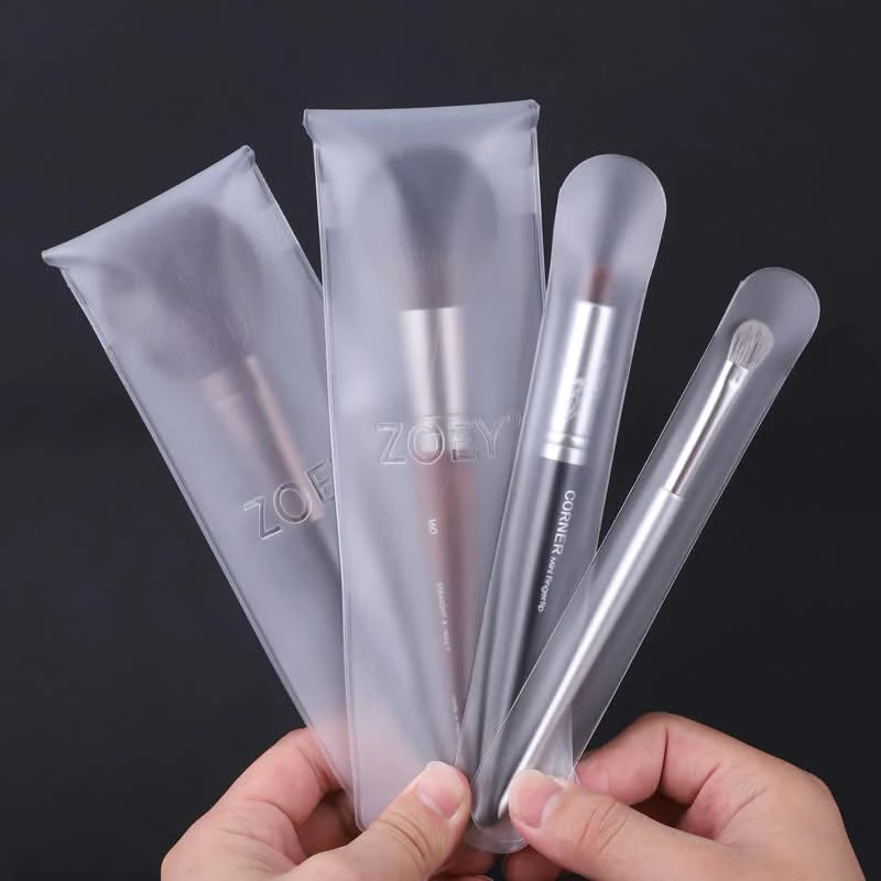Makeupbrush ร้านไทย แท้ พร้อมส่ง ซองใส่แปรงแต่งหน้า อุปกรณ์ กระเป๋าใส่แปรงแต่งหน้า พลาสติก ซอง U045