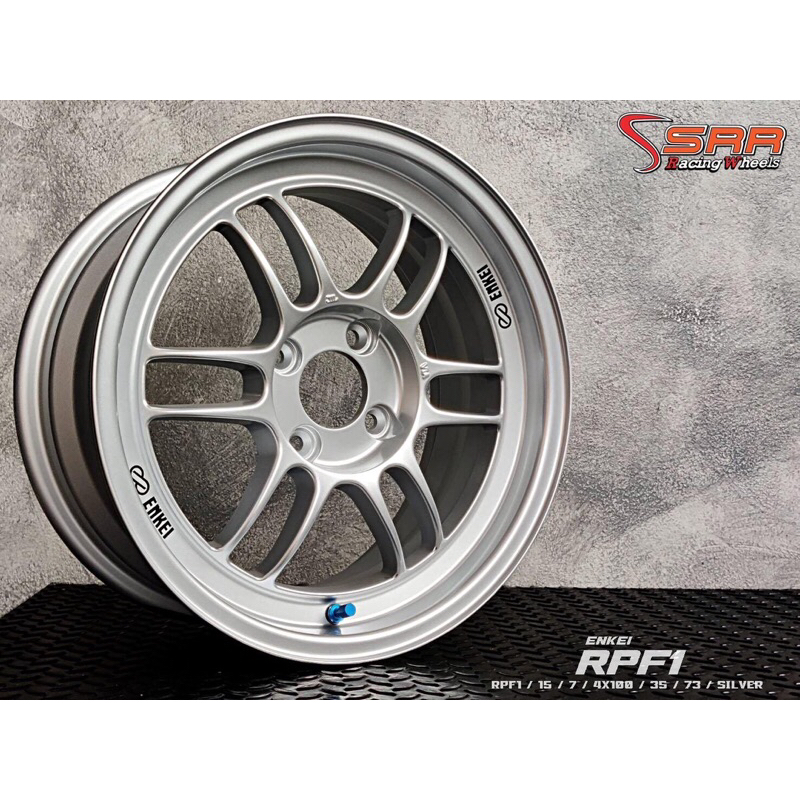 ล้อแท้ Enkei RPF1 ขอบ15” 4รู100 Made in Japan.