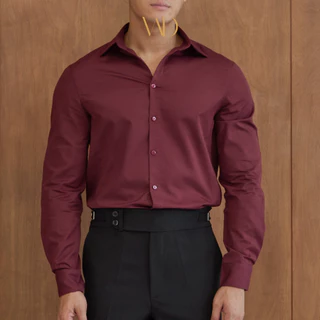[Limited] เสื้อเชิ้ตทรง Slimfit ผ้ายับยาก เสริมบุคลิกให้ดูหล่อ - WDNSDAY Shirt