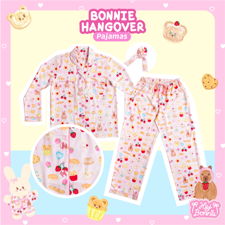 [สำหรับผู้ใหญ่] Bonnie Hangover Pajamas | Hej Bonnie Official