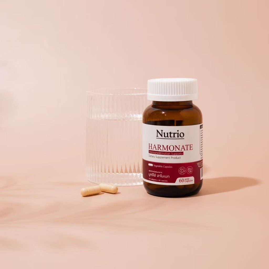 Nutrio ฮาร์โมเนท ปรับสมดุลฮอร์โมน ลดวัยทอง เผาผลาญดี หลับลึก ผิวดี