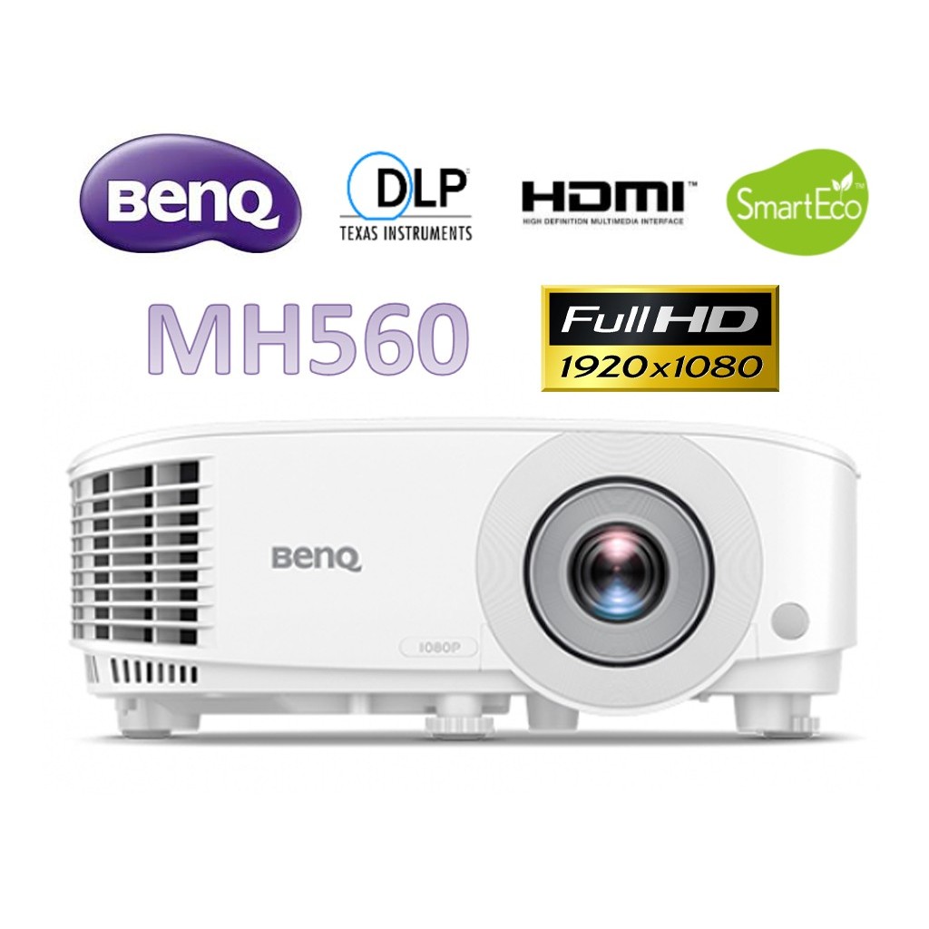 (โปรเจคเตอร์สำนักงาน) BenQ MH560 3800lms 1080P Meeting Room Projector - MH560