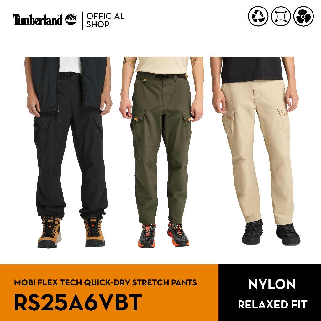 Timberland Men's Mobi Flex Tech Quick-Dry Stretch Pants กางเกงขายาว (RS25A6VBT)