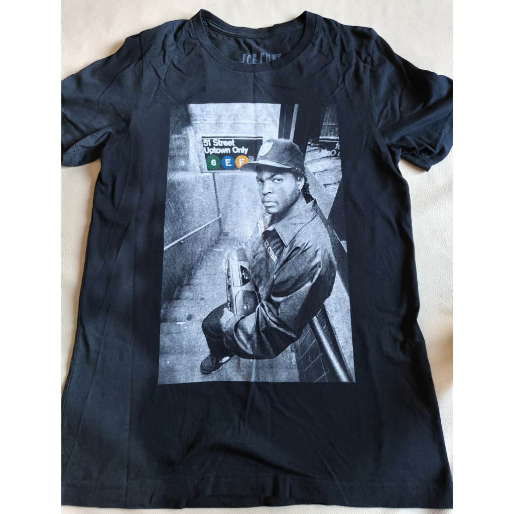 เสื้อยืดวินเทจ Ice Cube Subway 2020's เสื้อวินเทจแร็ปเปอร์ ICE CUBE