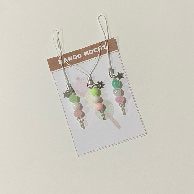 พร้อมส่ง ⁎⁺˳✧ พวงกุญแจดังโงะ ꕤ Dango mochi