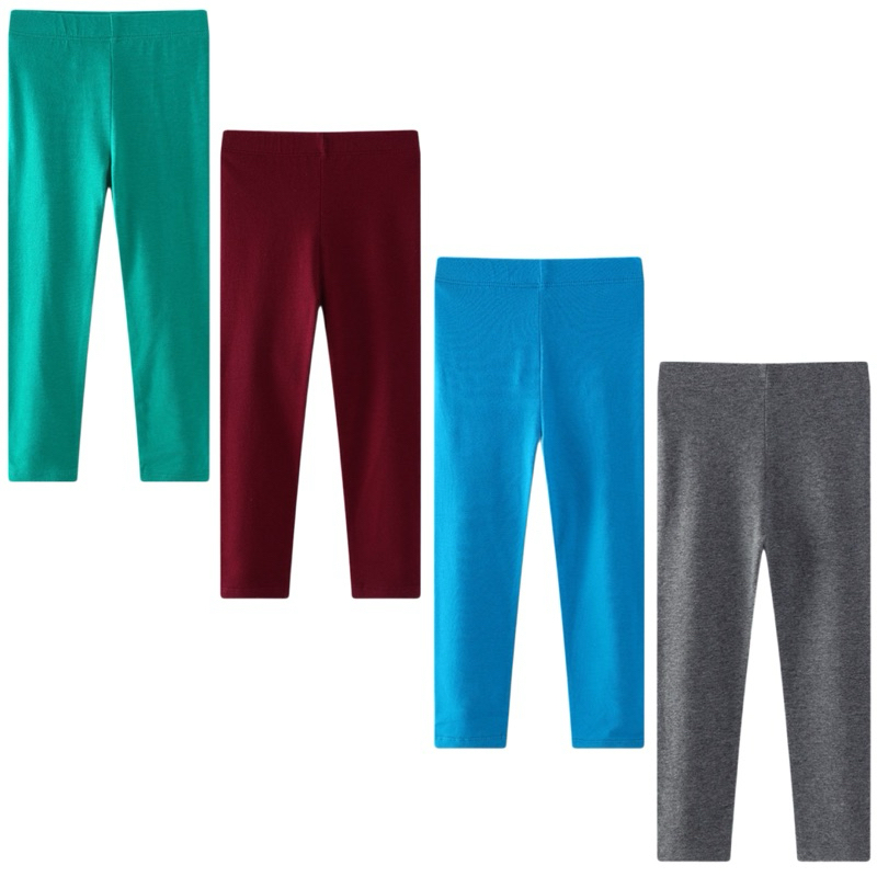 💥พร้อมส่งจากไทย💥 เลกกิ้งเด็ก สีพื้น Brand Jumping Meters ผ้านิ่ม ยืดหยุ่นดี เป้าเย็บแน่น 2 ชั้น คุณภาพดี ราคาถูก