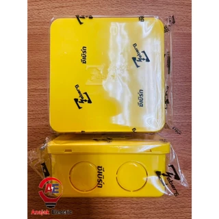 ราคาสุดคุ้ม!! (ยกลัง) Zeberg กล่องพักสายไฟ บล็อคพักสายไฟ ขนาด2x4 และ 4x4 สีขาว สีเหลือง