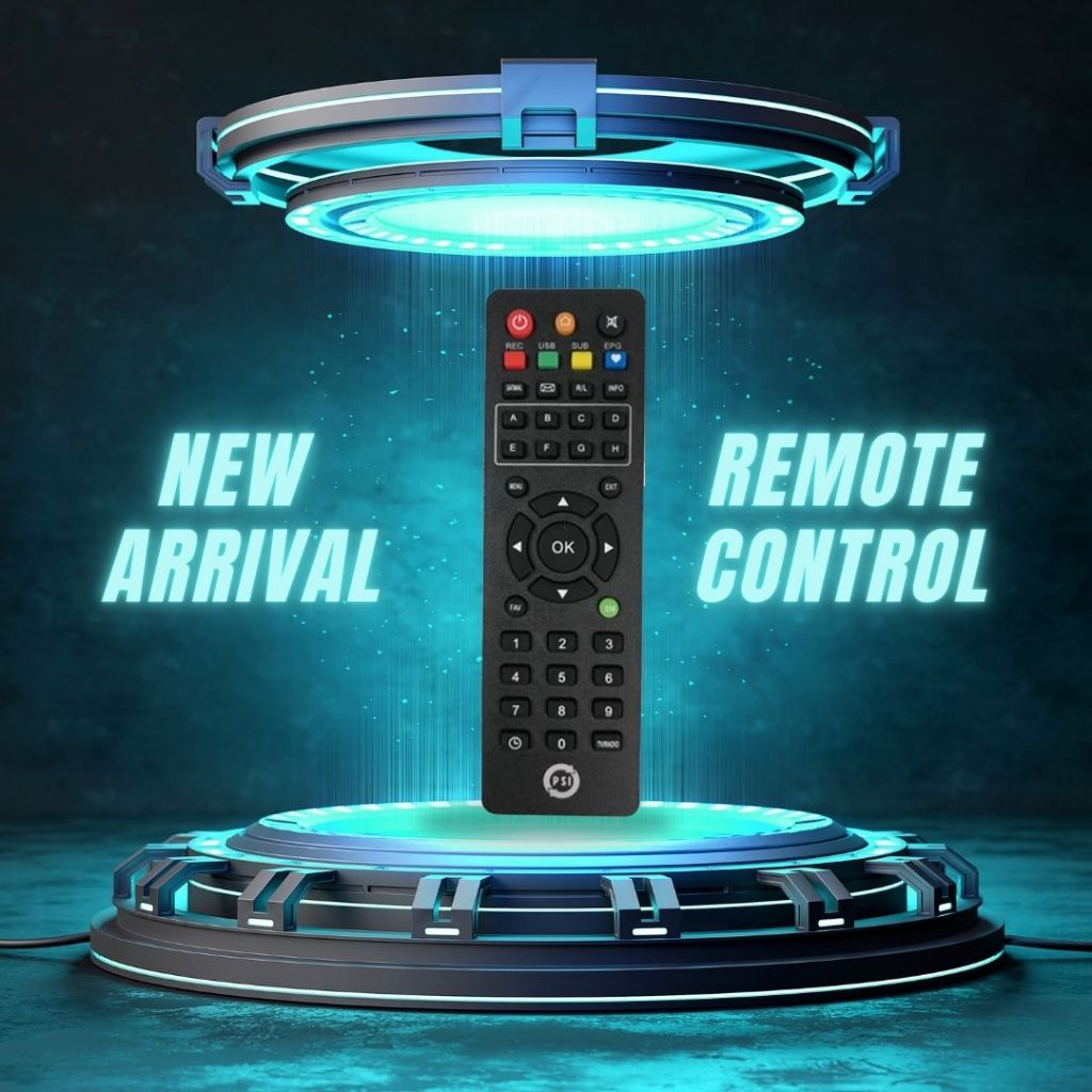 Remote Control ของแท้100% ใช้กับกล่องดาวเทียม PSI ได้ทุกรุ่น รีโมทจาน PSI ใช้งานแทนอันเก่าได้เลยเพียงแค่ใช่ถ่าน