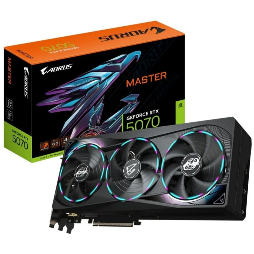 GIGABYTE RTX5070 AORUS MASTER 12GB GDDR7
