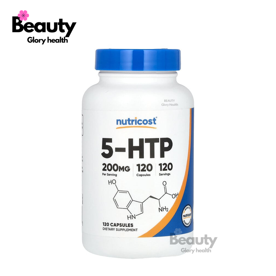 Nutricost, 5-HTP, 200 mg, 120 Capsules