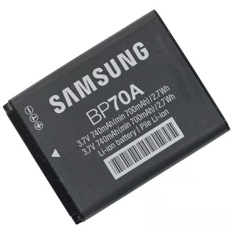 Samsung BP70A แบตเตอรี่ for TL105, ST100, ST80, SL605, SL600 PL200, AQ100 Digital Cameras