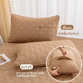 J-MU ปลอกหมอนกันน้ำ 19 x 29 นิ้ว ( 48 x 74 cm)ผ้าหนา ป้องกันน้ำลาย กันไรฝุ่น ปกป้องหมอนจากคราบ