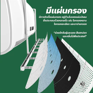 chishop แผ่นกระจายลมแอร์ แบบแขวน ติดตั้งง่าย แผงปรับทิศทางลม สำหรับแอร์บ้าน