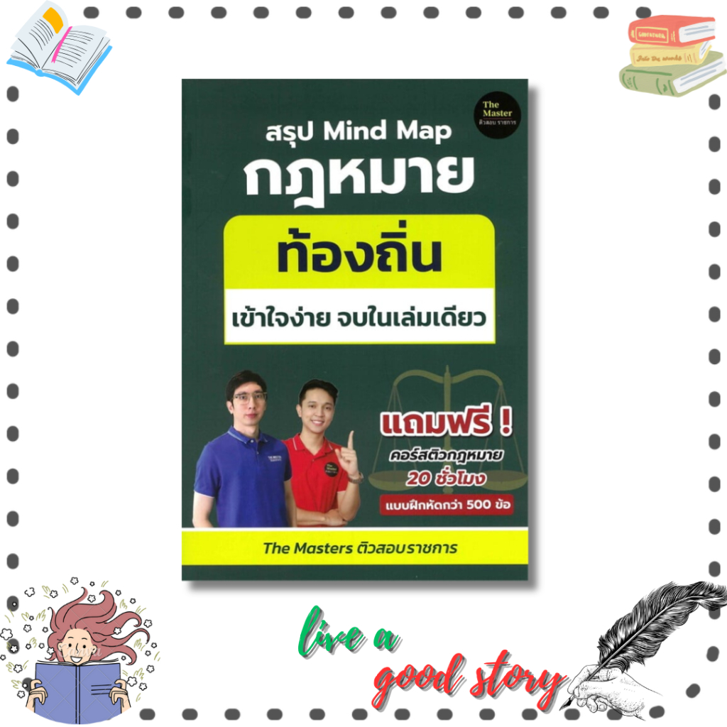 (พร้อมส่ง) หนังสือ สรุป Mind Map กฎหมาย ท้องถิ่น ภาค ก เข้า #พี่ก็อต, พี่นัท The Master #The Master