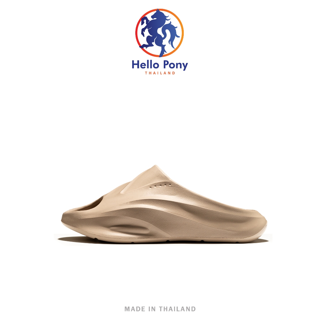 Hello Pony MHM4009 รองเท้าผู้ชาย รองเท้าแตะ แบบสวม เดินสนุกทุกจังหวะ EVA ใส่สสบาย นุ่ม กระชับเท้า