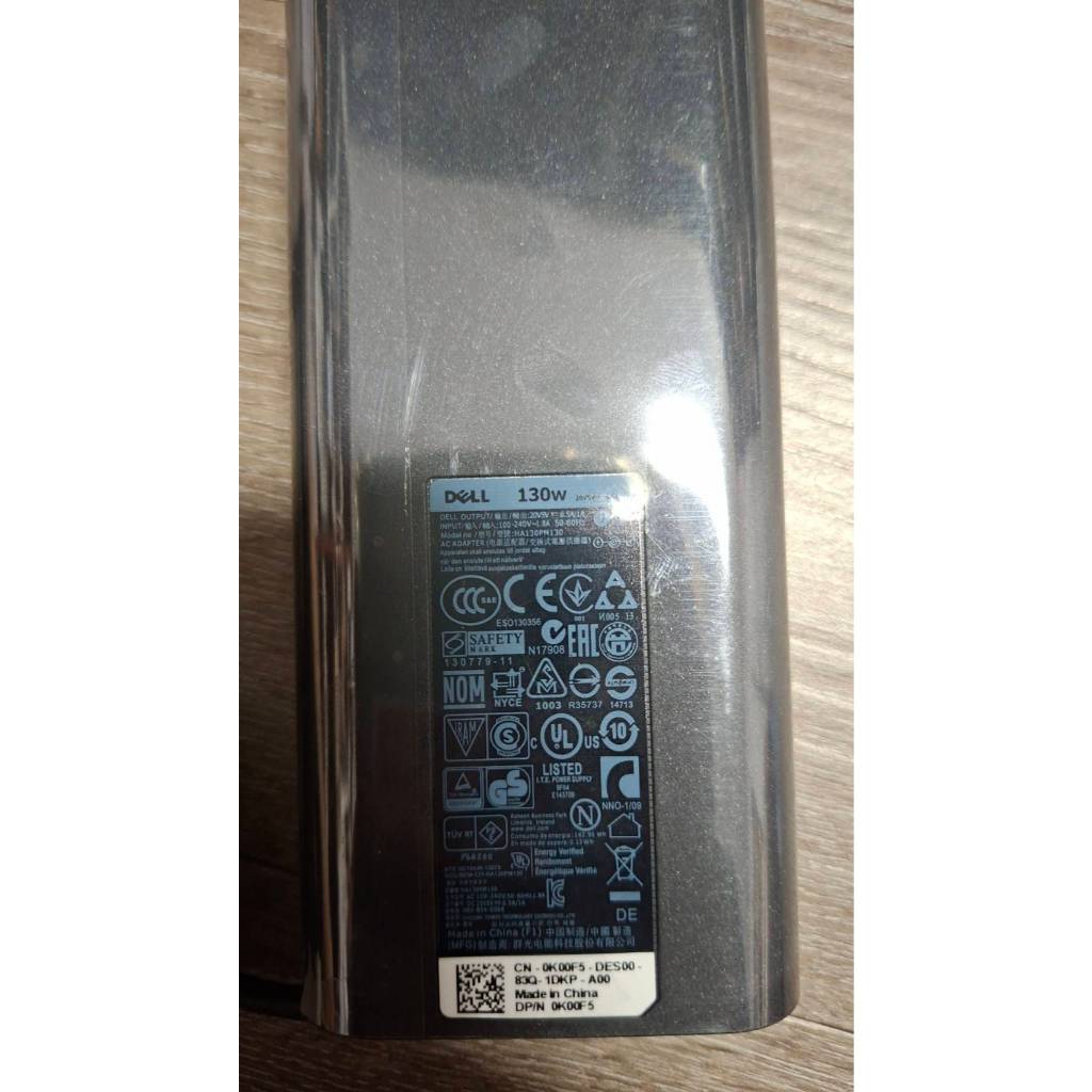 ADAPTER DELL 130W *TYPE-C / 20V 6.5A TYPE-C สินค้ามือ1