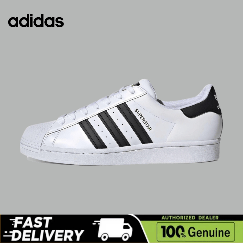 🚚พร้อมส่งในไทย🚚originals SUPERSTAR รองเท้าผ้าใบ หัวเปลือกหอย ทรงเตี้ยยูนิเซ็กส์ ขาว กันลื่น ฉลากสีทอ