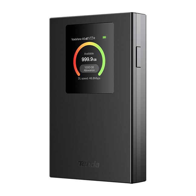 Tenda 4G185 Pocket WiFi 4G LTE Mobile Wi-Fi AX300 Wi-Fi 6 Color Screen Wi-Fi Hotspot Plug & Play