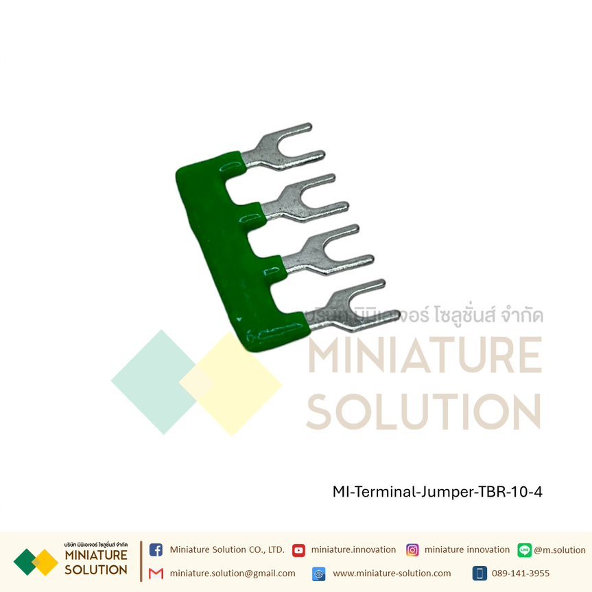 (ราคา ต่อชิ้น) Terminal Jumper : จั๊มเปอร์สำหรับเทอร์มินอล TBR-10 TB1510/TBD10/TBC10 (Jumper-TBR-10-