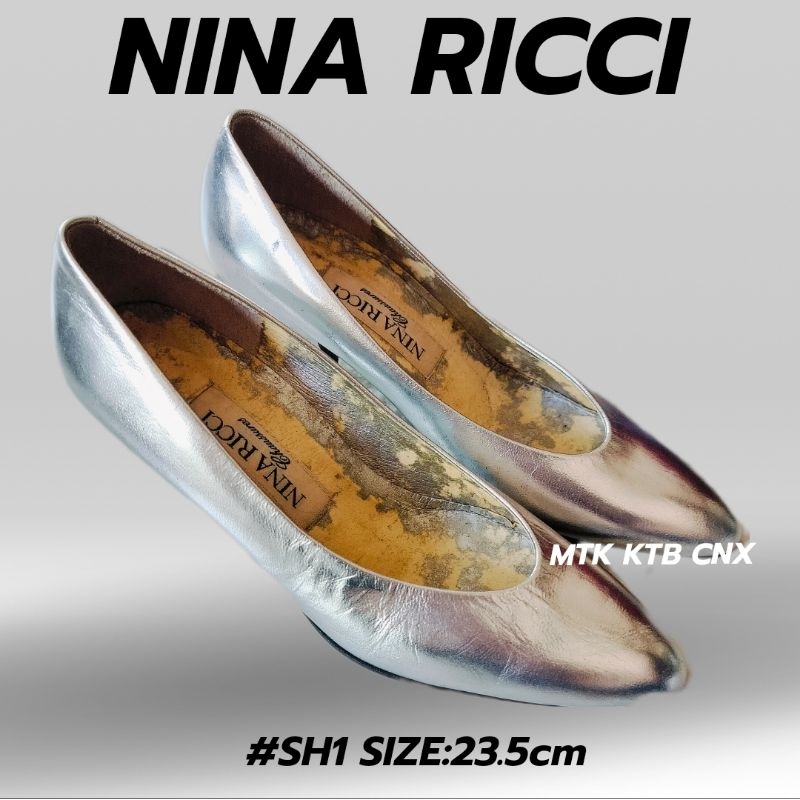 รองเท้าคัทชูnina ricciแท้มือสองญี่ปุ่น#SH1