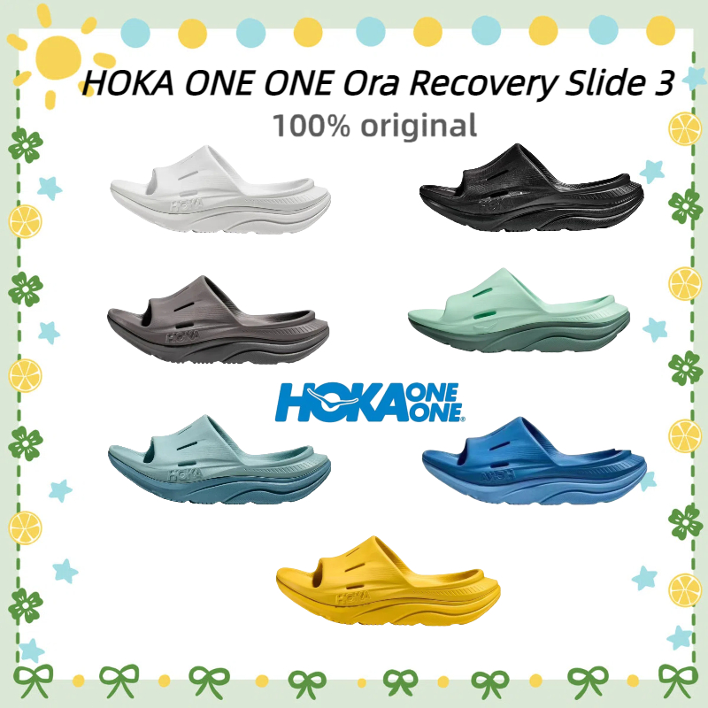 💯ของแท้จากแบรนด์💯& HOKA ONE ONE Ora Recovery Slide 3 &แฟชั่นรองเท้าแตะผู้ชายและผู้หญิงบ้านออกไป🌸