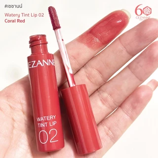 CEZANNE Watery Tint Lip ลิปทินท์ผสมออยล์ ​ริมฝีปากที่ฉ่ำวาว