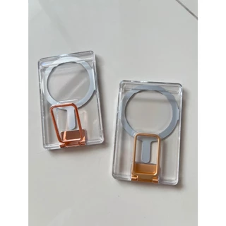 ส่งด่วน🛵 walletแม่เหล็ก รหัส MAG-001 สีใส 4 สี สแตนแบบแม่เหล็ก ใช้เป็นที่ใส่บัตร ใส่แบงค์ หรือรูป