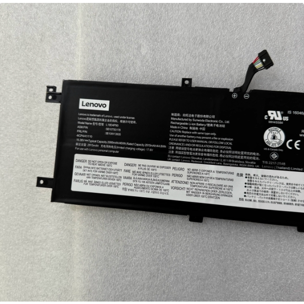 แบรนด์ใหม่เดิม Lenovo L13 โยคะ L18C4 / D4P90 L18M4P90 แบตเตอรี่แล็ปท็อป