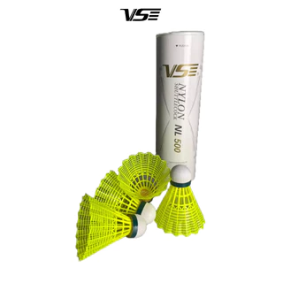 VS ลูกแบดมินตัน พลาสติก รุ่น NL500 NYLON Shuttlecock (บรรจุ6ลูก)
