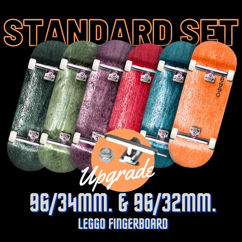 ฟิงเกอร์บอร์ด 34mm&32mm Standard set [Leggo skate]