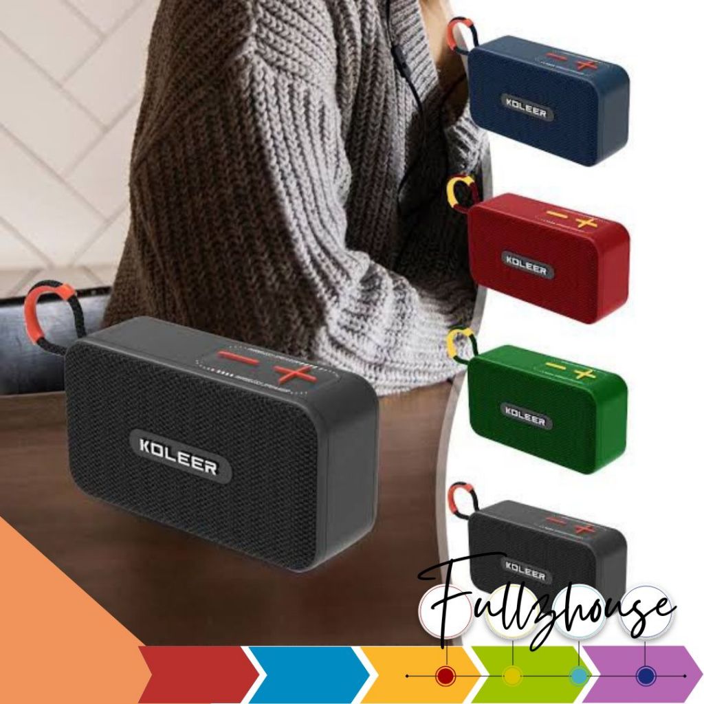 จัดส่งด่วน KOLEER H33 Wireless Bluetooth 5.4 Speaker ลำโพงบลูทูธ เสียงเบสแจ่ม ๆ