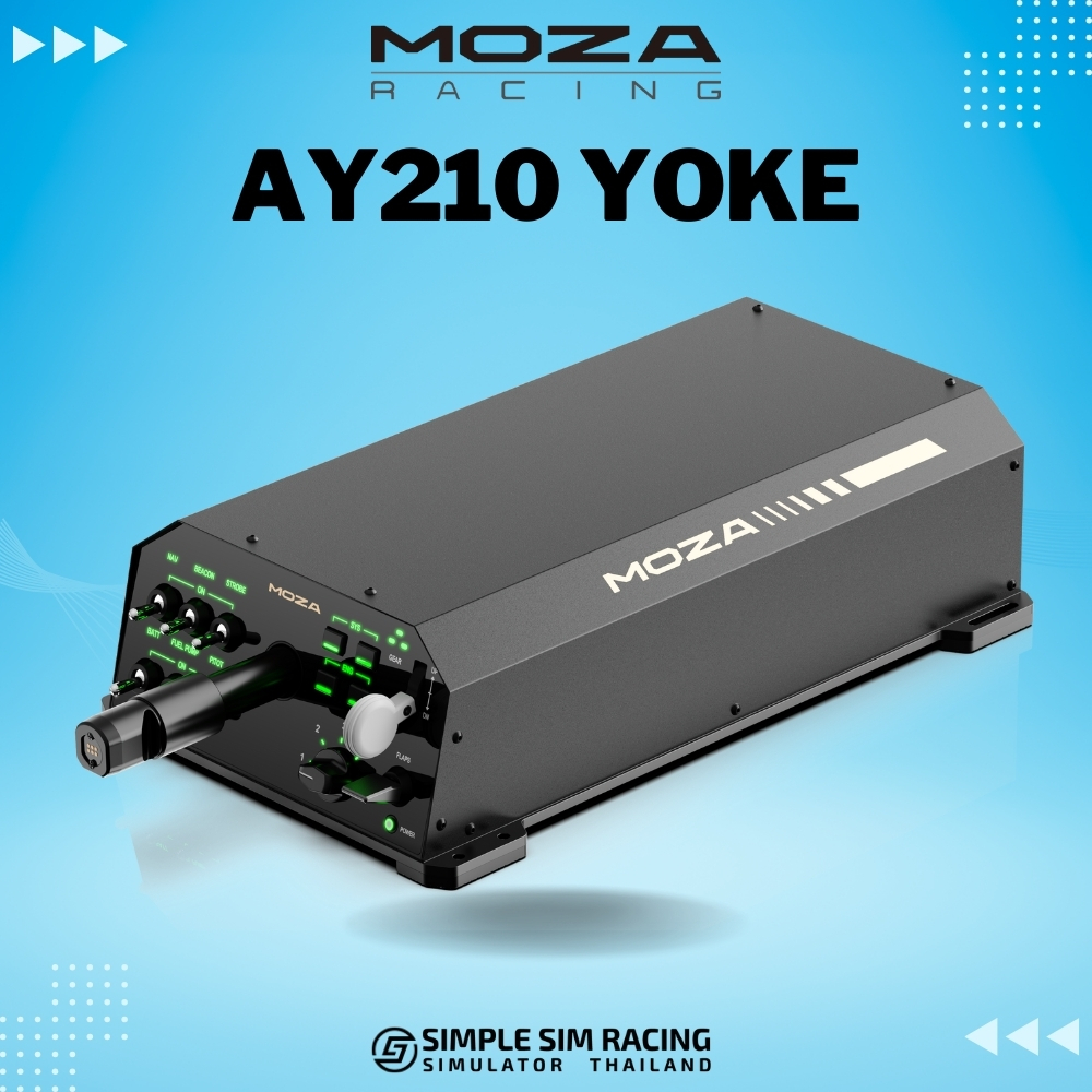 พร้อมส่ง Moza AY210 Force Feedback YOKE For Flight Sim (ประกันศูนย์ไทย 1 ปี)