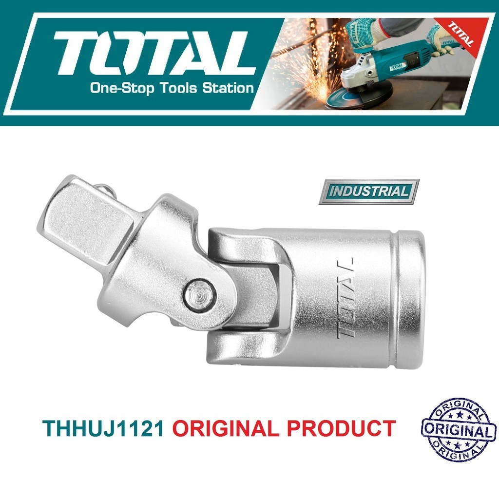 Total ข้ออ่อน บ๊อกซ์ 1/2 นิ้ว รุ่น THHUJ1121 ( Universal Joint ) / รุ่น THHIUJ0121 1/2″ ราคา ถูกที่สุด ดีลบีเคเค แกลเลอรีภาพที่ 2