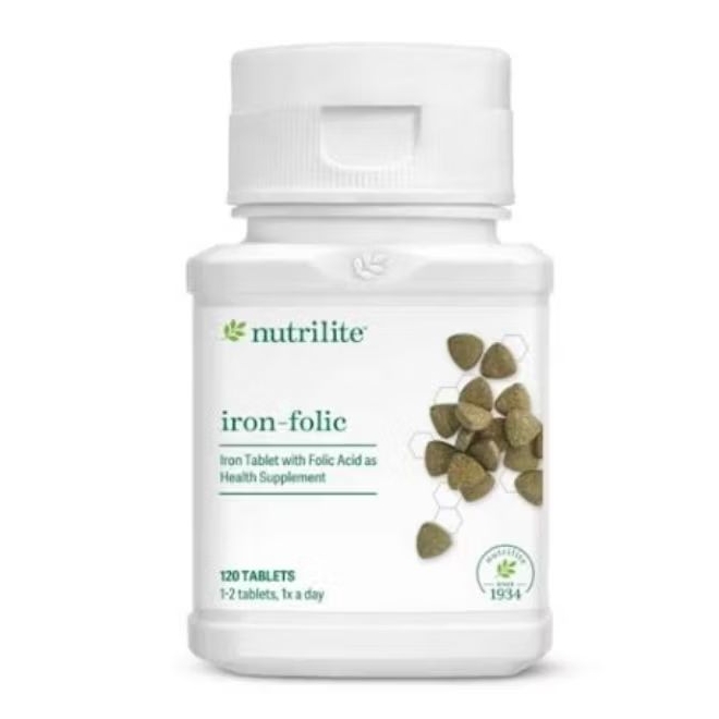 แท้ 💯 NUTRILITE Iron Folic (120 tab) สปิแนช พลัส ผักโขม 120 เม็ด