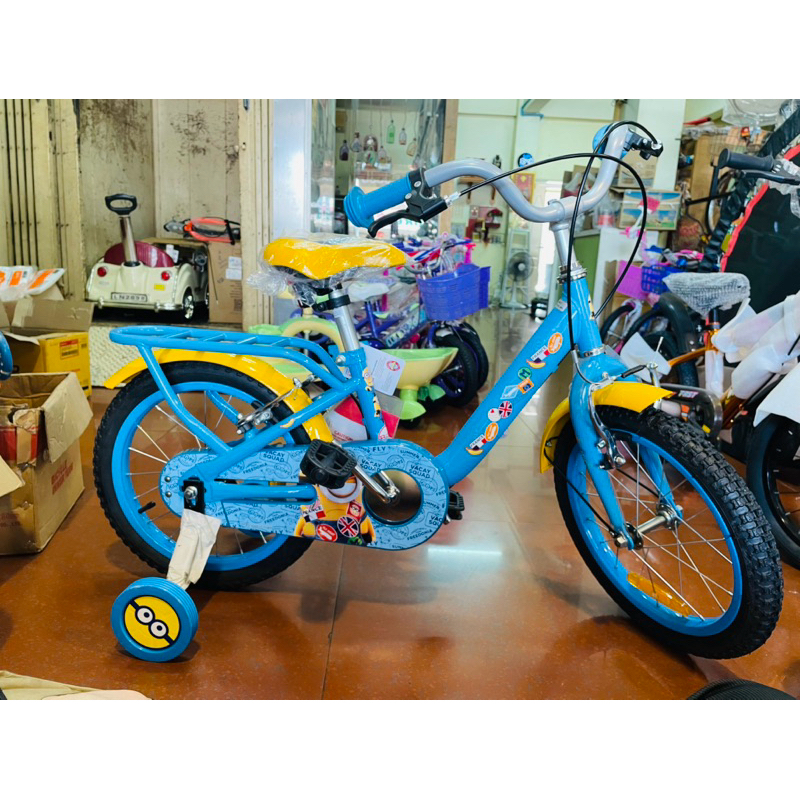 จักรยานเด็ก16“ MINIOUS LA bicycle จักรยานลายน่ารัก และมีความทนทานสูง