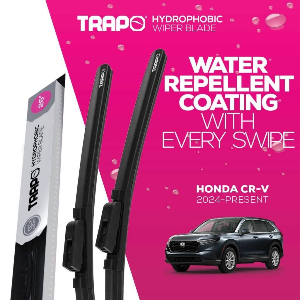 ที่ปัดน้ำฝน Trapo Hydrophobic Honda CRV (2024-ปัจจุบัน) 1 คู่