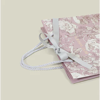 พร้อมส่ง ถุงของขวัญ ถุงพรีเมี่ยม Best Wishes ถุงกระดาษ ขายเป็นใบ หูหิ้วเชือก งานพิมพ์เรียบลาย3มิติ