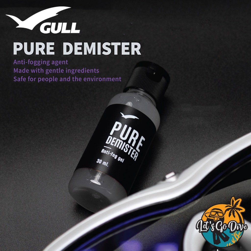 GULL - PURE DEMISTER - anti fog - น้ำยากันฝ้า หมดปัญหาหน้ากากขึ้นฝ้า ดำน้ำเห็นโลกใต้น้ำได้เต็มตา
