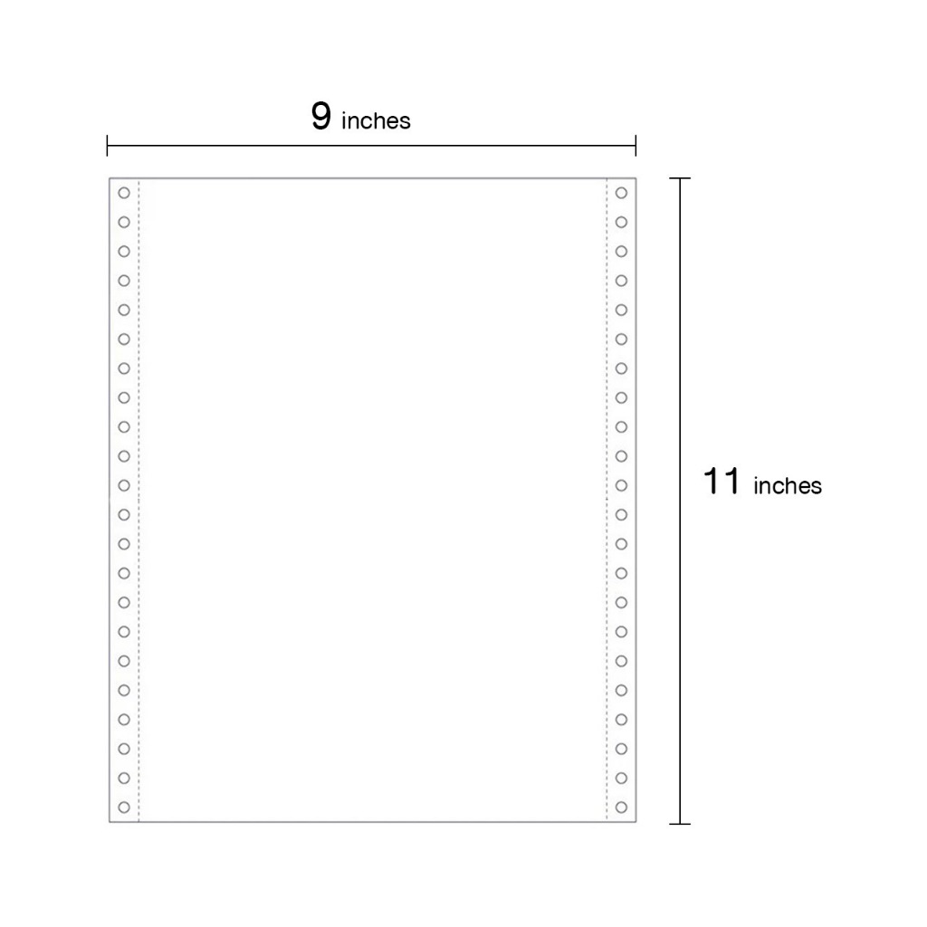 กระดาษต่อเนื่องเคมี ไม่มีเส้น ขนาด 9X11นิ้ว มี 2ชั้น/3ชั้น/4ชั้น T.K.S. Paper ราคา ถูกที่สุด ดีลบีเคเค แกลเลอรีภาพที่ 2