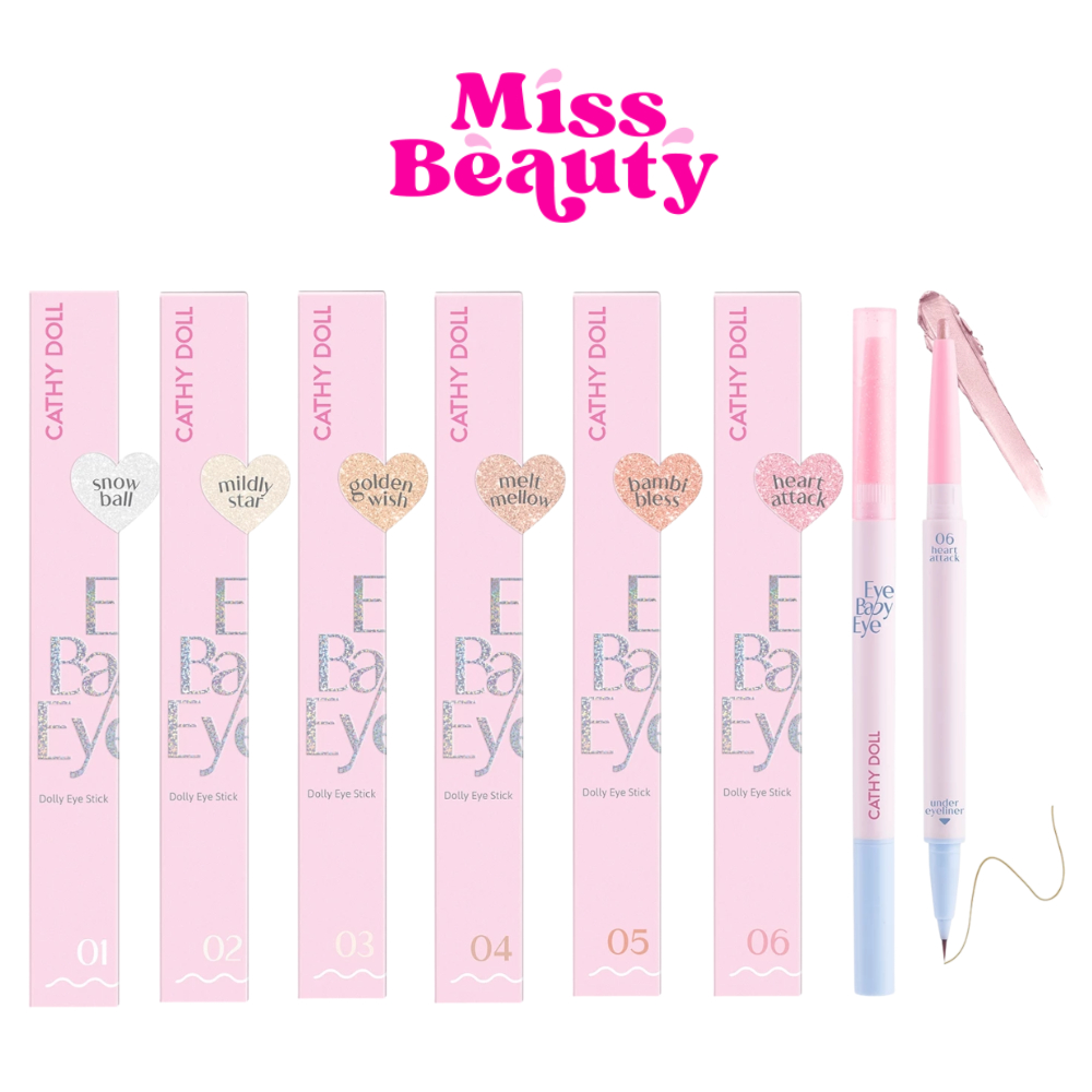 Cathy Doll Eye Baby Dolly Eye Stick เคที่ดอลล์ อาย เบบี้ อาย ปากกาดอลลี่อาย ปริมาณ 0.2 กรัม +0.3 มล.