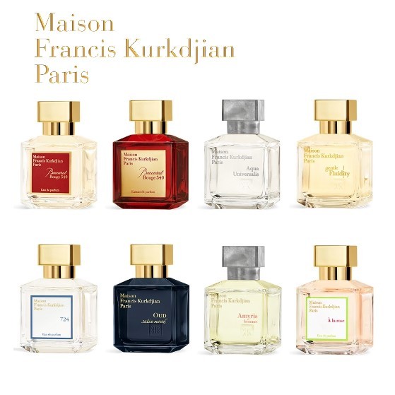 MFK Maison Francis Kurkdjian 70ML - Baccarat Rouge 540 / Amyris homme / Aqua Universalis / Gentle fl