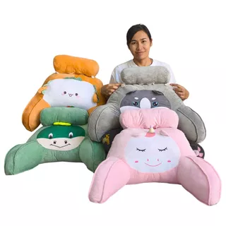 ZumoIX หมอนอิง มีหมอนข้างในตัว ลายการ์ตูน ผ้าด้านนอกแบบ crystal super soft fabric นุ่มลื่น