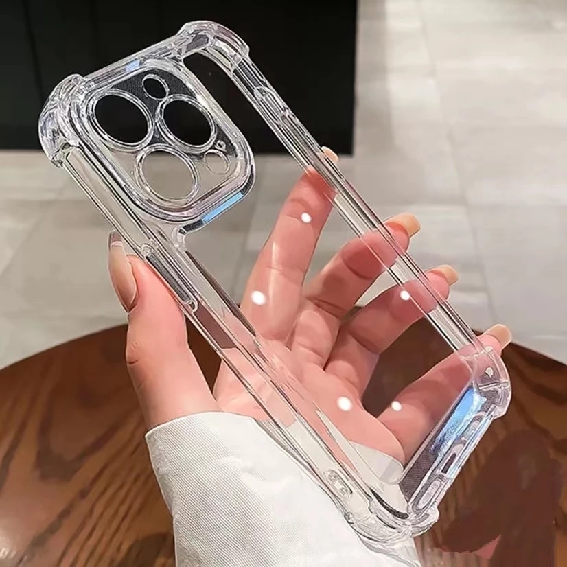 เคสใสกันกระแทก สำหรับ iPhone 16 16e 16Pro 16Plus 16Promax 17e 6,7,8 Plus X Xr Xs max 11/12/13/14/15 Pro,Plus,Promax 018