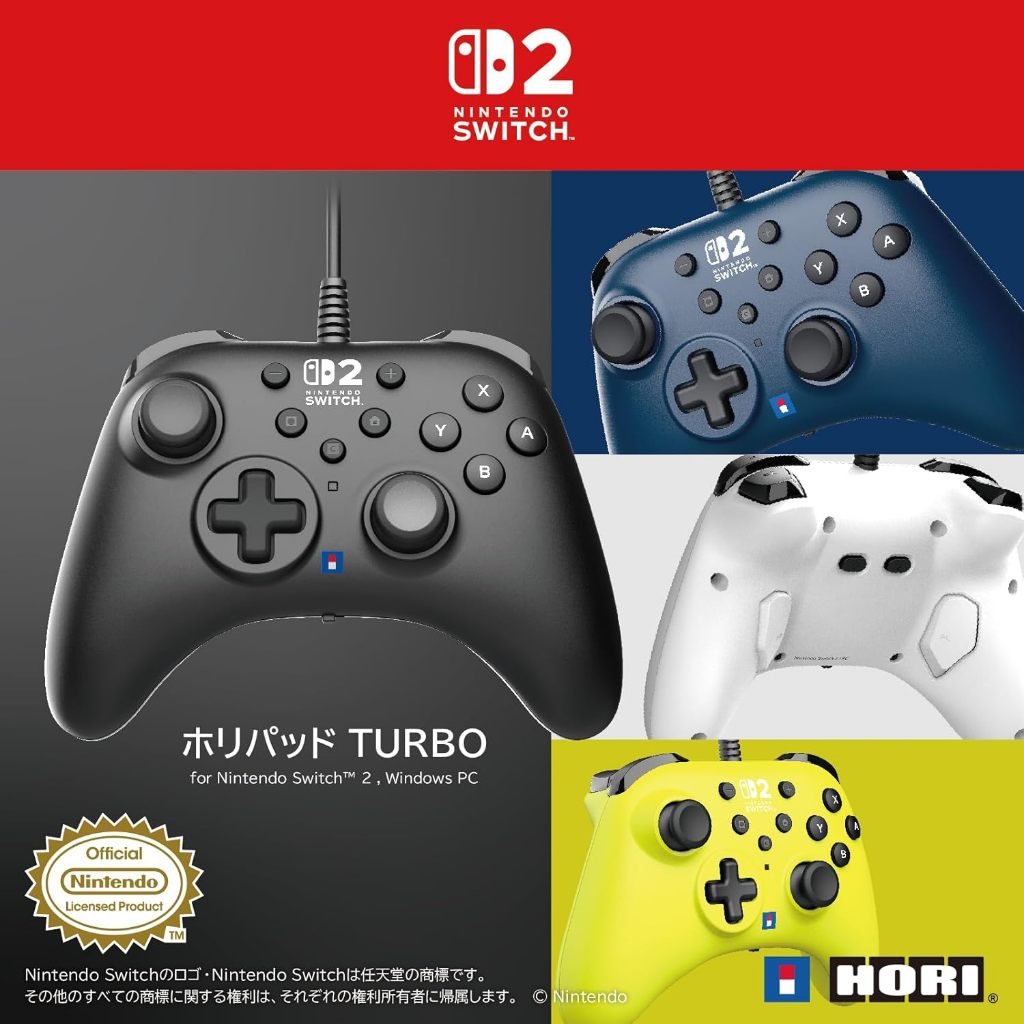 Nintendo Switch™ Wired HoriPad TURBO for Nintendo Switch (By ClaSsIC GaME)