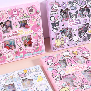 (🇹🇭ชุดสติ๊กเกอร์) กล่องใหญ่ PVC น่ารักกันน้ำ Stickers สติ๊กเกอร์ไดคัท ลายน่ารัก 100แผ่น พร้อมส่งใน